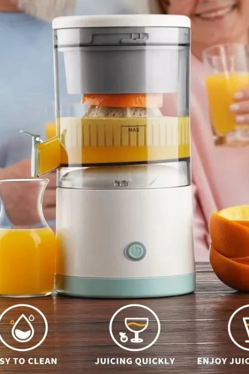 Extracteur de fruits entièrement automatique, presse-agrumes domestique Portable, Machine à jus, séparation des résidus, tasse de presse-fruits en spirale bidirectionnelle