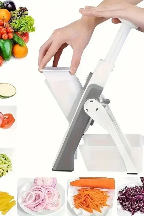 Trancheuse réglable, découpe de légumes, gadget de cuisine à lame en acier inoxydable, fonctionnement manuel